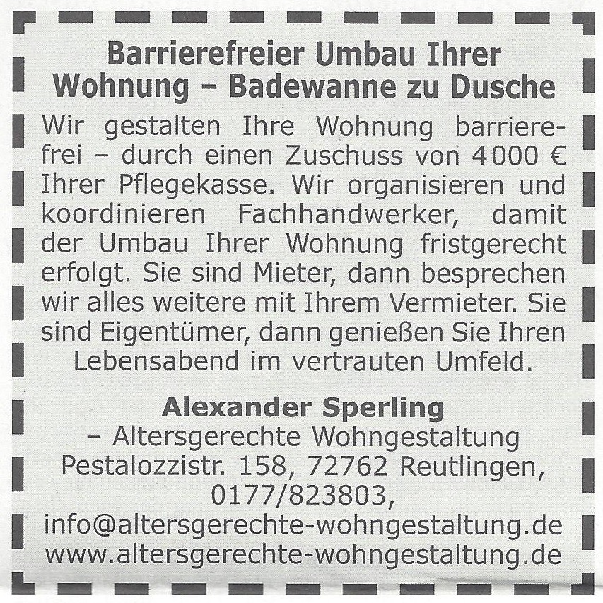 Reutlinger wochenblatt bekanntschaften